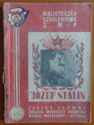 Józef Stalin - ZMP biblioteczka szkoleniowa