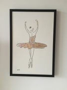 Obraz olejny-Baletnica 