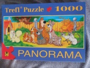 Puzzle Trefl Zakochany Kundel Lady Tramp 1000 (brakuje 1 puzzla )