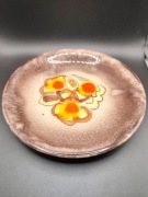 Talerz ceramika uranowy glazura uranowa