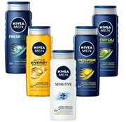 Nivea Men żel pod prysznic męski zestaw 5x500ml