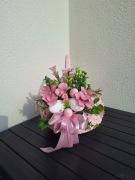 Stroik do koszyczka, gotowa dekoracja koszyczka