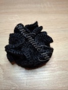 Ręcznie robiona na szydełku gumka do włosów Scrunchie