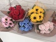 Bukiet kwiaty mydlane