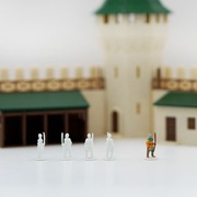 Castletecture – Figurki łuczników (4 szt.) 1:100 18mm