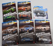 Hot wheels Fast@furious 5 sztuk plus gratis