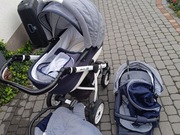 Wózek 3in1 dla dzieci używany Adamex 