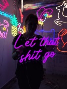 Neonowe Napisy Na Ścianę W Domu.Dekoracje Neon. 