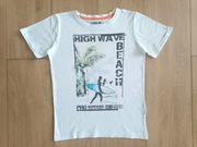 Bluzka bluzeczka krótki rękaw plaża 134/140