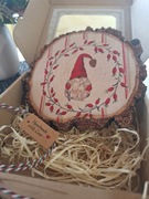 Podstawka/obrazek na drewnie malowany 