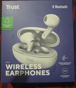 Nowe słuchawki Trust Yavi ENC Douszne Bluetooth Biały nietrafiony prezent