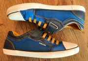 GEOX RESPIRA adidasy sneakersy trampki dziecięce blue&orange ŁADNE r. 39