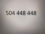 Złoty numer Warszawa  504 448 448 