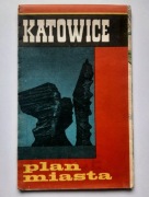 Katowice plan miasta mapa z 1980 roku