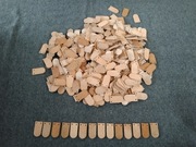 Łuski z grubej naturalnej skóry na lamelkę średniowieczną/strój Larp