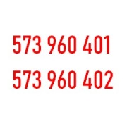 573960401 573960402 Para, Duet, 2 Złote, Podobne numery 