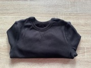 bluzka czarna z długim rękawem  h&m 134/140 cm 100% bawełna