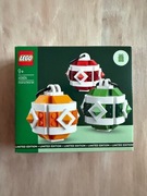 LEGO 40604 zestaw świątecznych ozdób, nowy