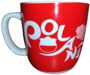 Kubek piłka nożna UEFA EURO 2012 - POLAND - licencjonowany - NOWY czerwony 