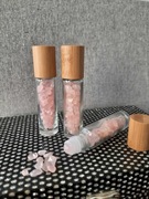 Buteleczka roll on 10 ml , kwarc rózowy, 3 sztuki