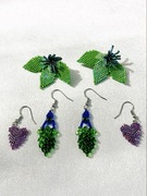 Trzy pary kolczyków