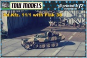 Sd.Kfz. 11/1 with Flak 38 - Druk 3D - 1:72