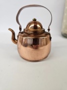 Miniaturowy czajnik miedziany S&Co Sweden – vintage, Slite, Szwecja