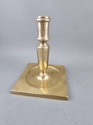 Świecznik barokowy XVII wiek brąz