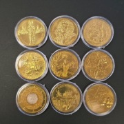 Komplet 9 monet 2 zł 2000 r. w kapslach stan 1/-1 