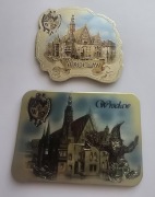 Magnes na lodówkę 2szt. (23) WROCŁAW Dolny Śląsk Krasnal