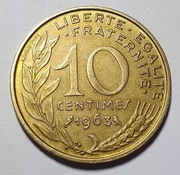 10 centimes  1963  Francja