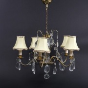 Zyrandol mosiezny pochodzacy ze Szwecji