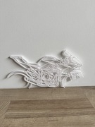 Dekoracja Ścienna Kawasaki H2R Sylwetka Motocykla Ozdoba Na Ścianę 