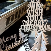 Ozdoby świąteczne, napisy, litery stalowe