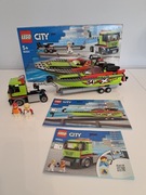 LEGO City 60254 Transporter łodzi wyścigowej
