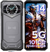 DDOOGEE S200 Android 14 Smartfon 10100mAh 32GB/256GB 6.72” 33w WIFI6/NFC