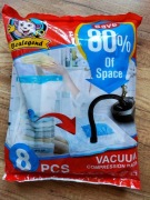 Worki próżniowe na ubrania/pościel - nowe, 4x 80x60 + 4x 60x40