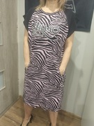 Krótka sukienka LiuJo Milano stitch wiskoza rozmiar XL -2XL