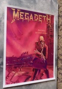 plakat na płótnie zspołu muzycznego megadeth