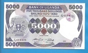 UGANDA - 5000 szylingów - ROK 1986 - P 26 - UNC