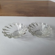 Zestaw Vintage: Szklane Podstawki pod Świece typu Tealight (2 szt.)