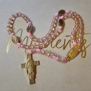 różaniec z Guadalupe różowy 