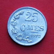 25  Centimów 1972  r   - Luksemburg     