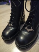 Ozdoby zawieszki do butów NIETOPERZE Goth Alt 2 szt