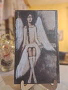 Obrazek na desce-Anioł 