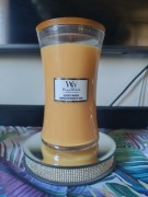 Świeca świeczka Yankee candle Woodwick Seaside mimosa unikat duża 610g nowa