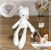 40 cm.Króliczek przytulanka, Zabawka Uspokojająca do snu.