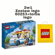 Lego City 60253 Furgonetka z lodami + Torba Lego