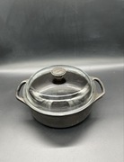 Skeppshult Garnek żeliwny tradycyjny 3L z pokrywką Szwecja