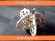 bombka 3d śnieżka malowana SZEPT